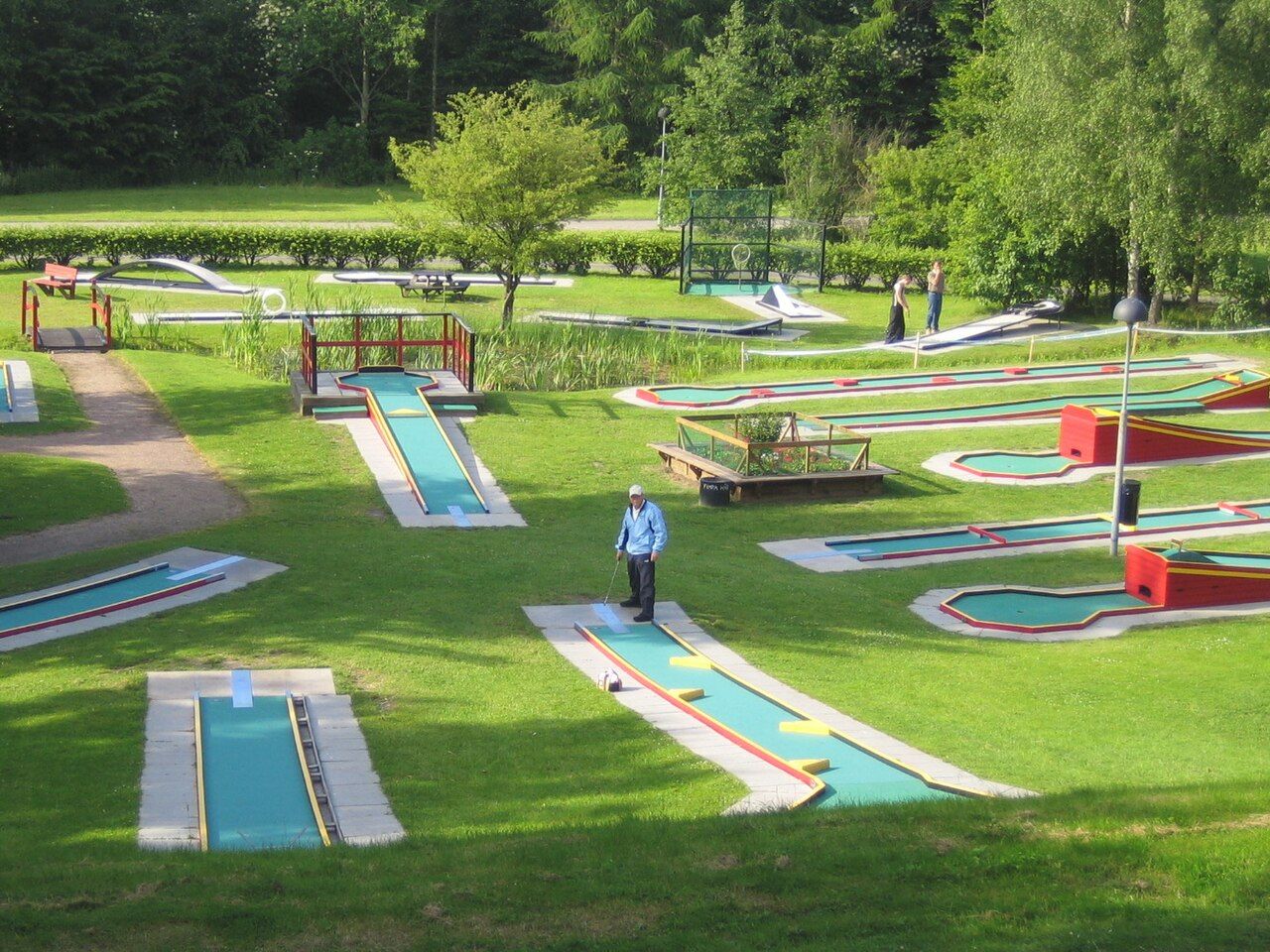 Beispielmotiv einer Minigolfanlage