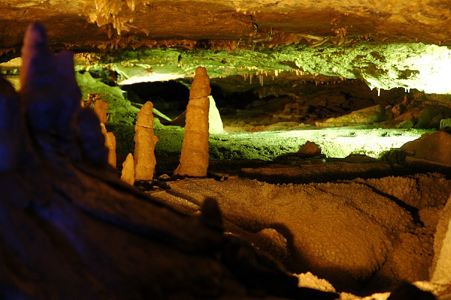 Tropfsteinformation in der Schillat-Höhle